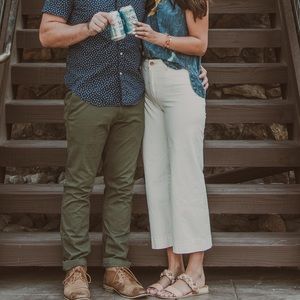 Pilcro Wide Leg Crop Pant